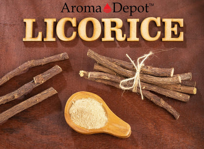 Aroma Depot Strawberry Licorice Root Chew Sticks – 4 oz, 6.5-7 in, 100% Natural