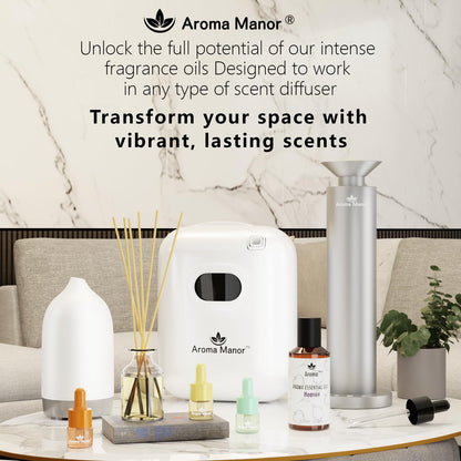 Aroma Manor Hotel Diffuser Oil – Clementine & Santal (150mL) | Luxury Scent for Diffusers