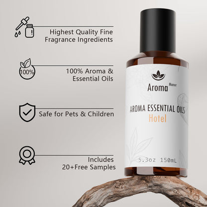 Aroma Manor Hotel Diffuser Oil – Clementine & Santal (150mL) | Luxury Scent for Diffusers
