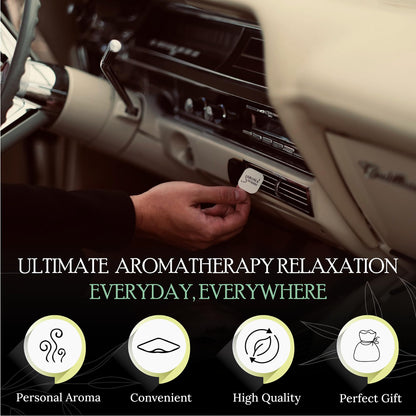 AROMA STICKERS Original Blend Edition – 60 Natural Diffuser Stickers (5 Blends, 12 Each)