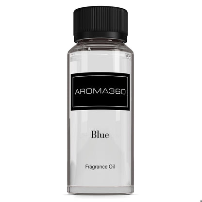 Aroma360 Blue Diffuser Oil Blend | Luxury Reed Diffuser Aromatherapy | Blue Cedar, Lavender & Eucalyptus | 4.1 fl oz (120 mL)