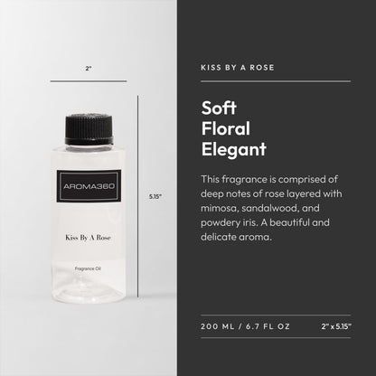 Aroma360 Kiss By A Rose 200mL | Premium Fragrance Oil for Diffusers