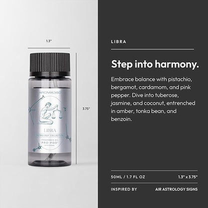 Aroma360 Libra Pro-Pod Oil Blend | Hotel-Inspired Aromatherapy Diffuser Oil | Pistachio, Ylang Ylang & Benzoin | 1.7 fl oz