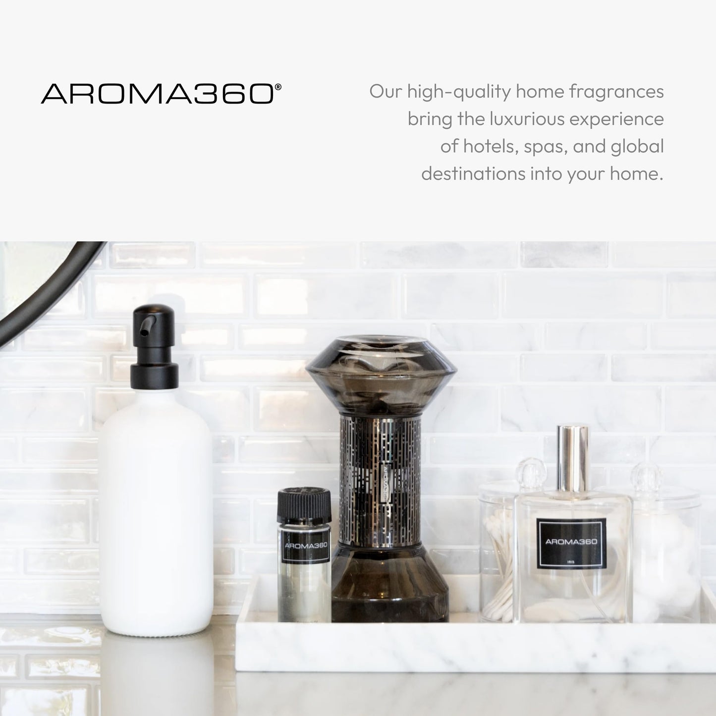 Aroma360 Hourglass Diffuser Oil (24K Magic) – Lemongrass, Bergamot & Laurel