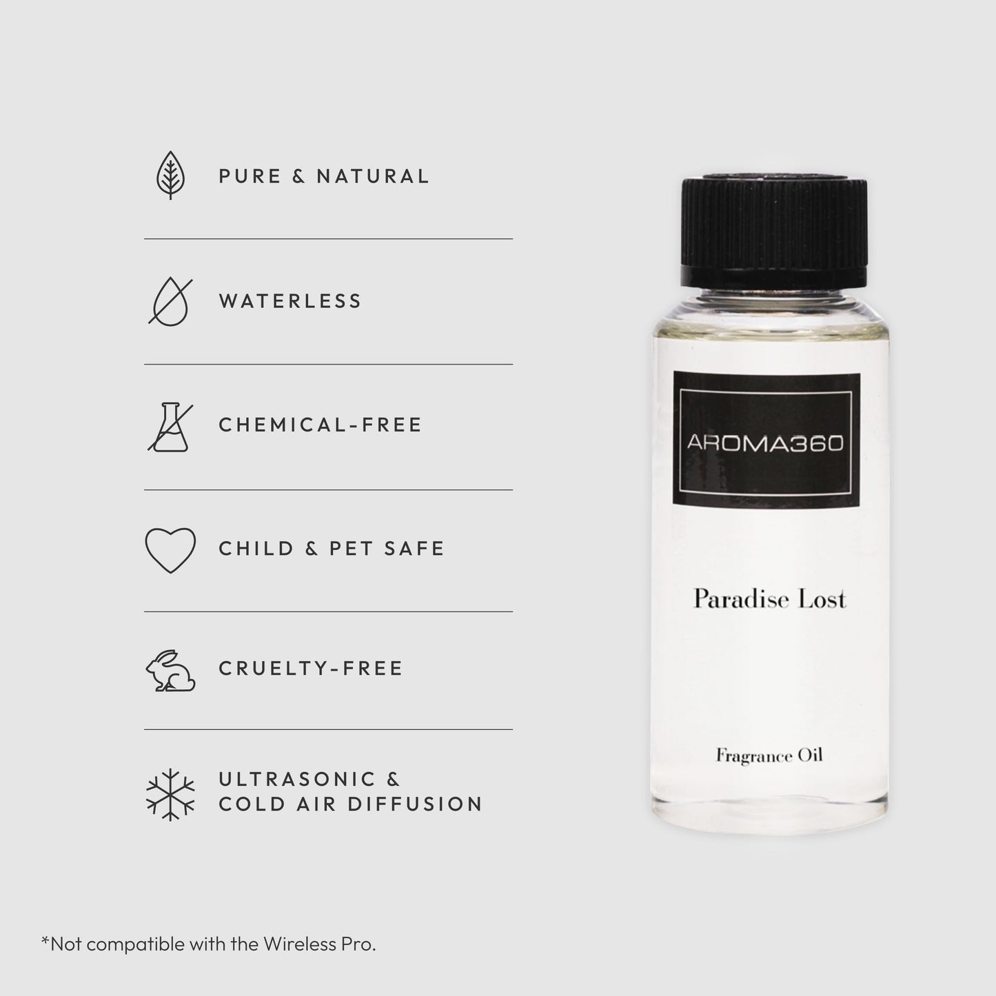 Paradise Lost Diffuser Oil – Aroma360 – Orange, Raspberry & Marine Aromatherapy Fragrance – 120ml
