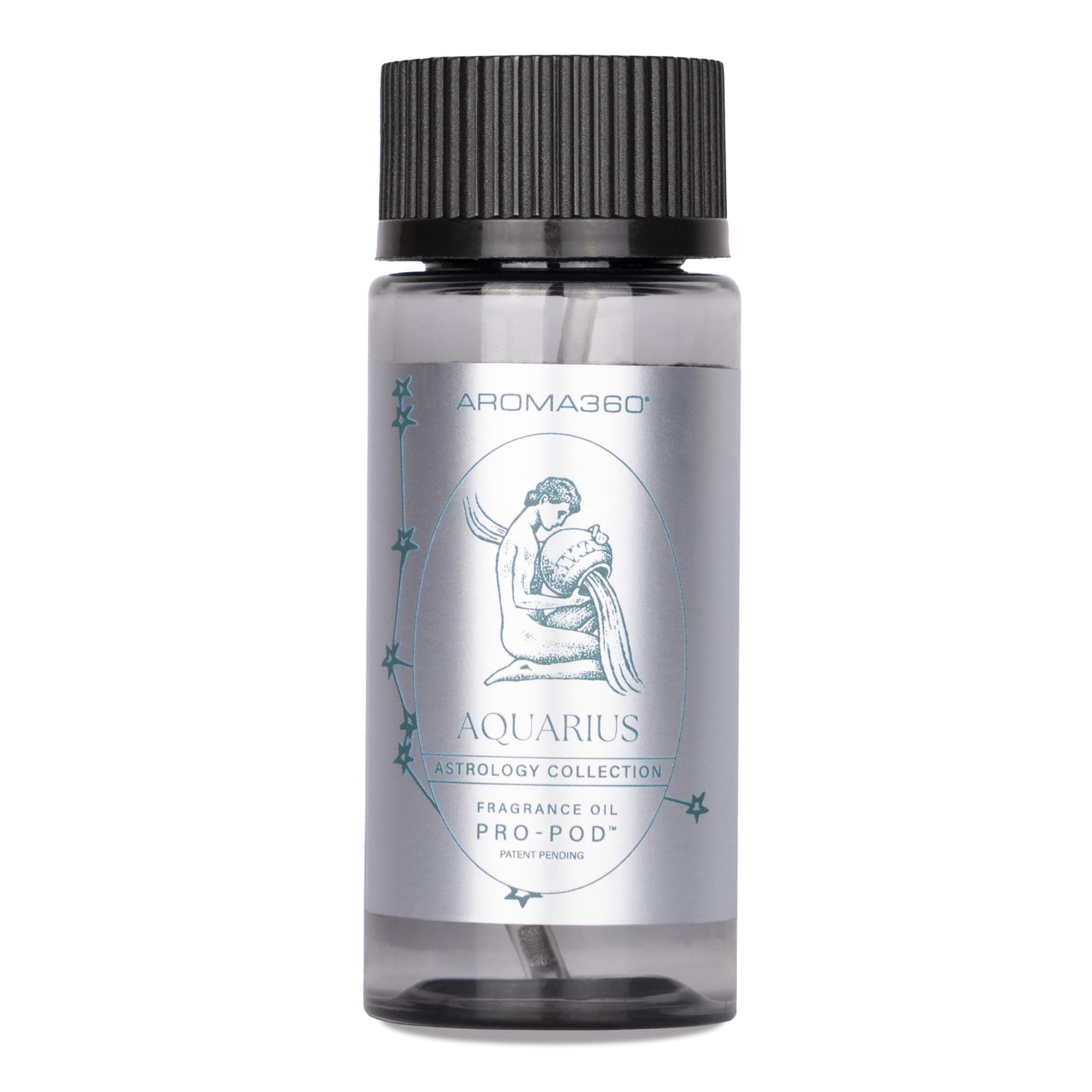 Aroma360 Pro Pod – Astrology-Inspired Fragrance Oil (Aquarius) 50mL | Ginger, White Flower & Amber