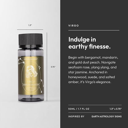 Aroma360 Pro Pod Virgo Fragrance Oil for Diffusers | Gold Dust Peach, Seafoam Rose & Honeywood, 50mL