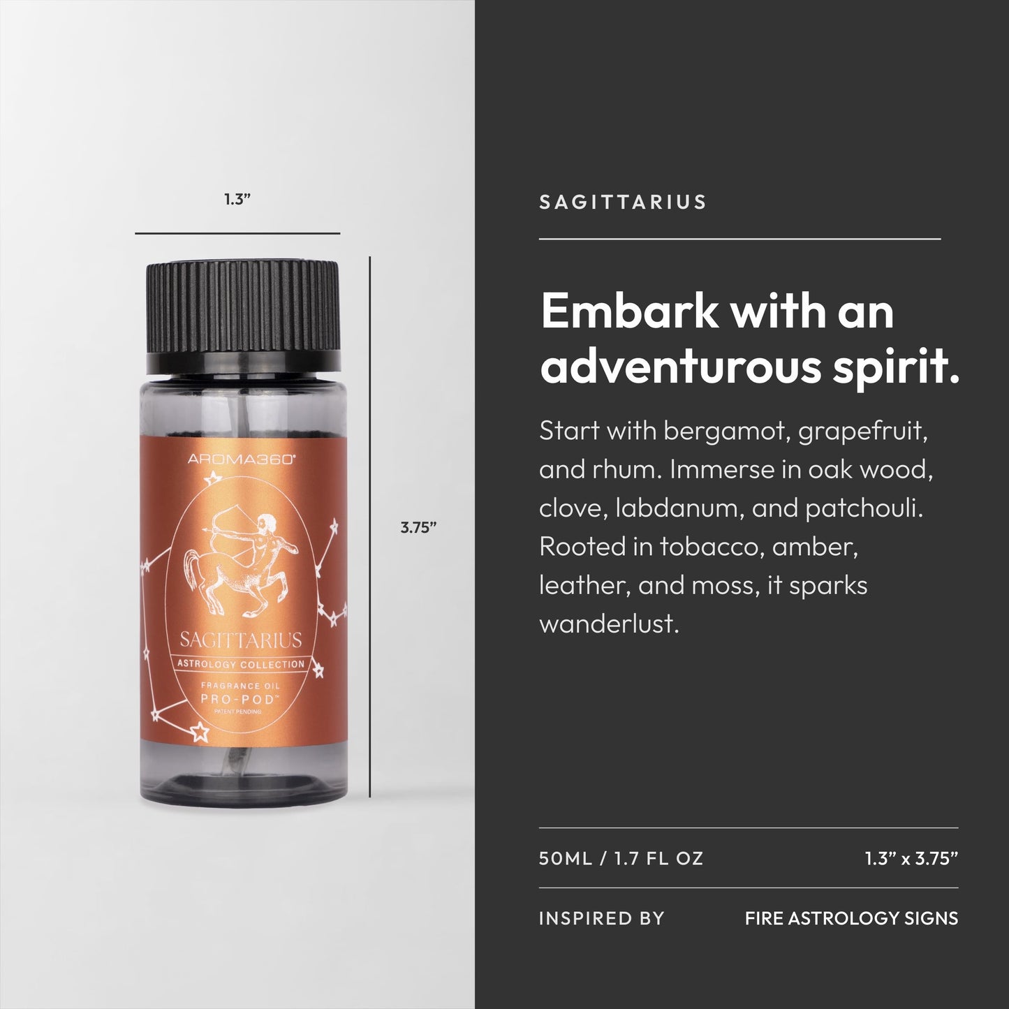 Aroma360 Sagittarius Pro-Pod Oil Blend – Luxury Hotel-Inspired Diffuser Oil