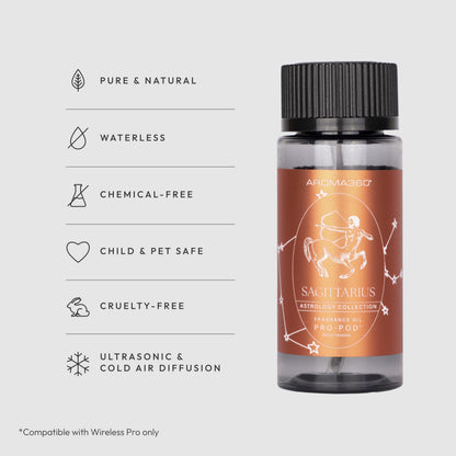 Aroma360 Sagittarius Pro-Pod Oil Blend – Luxury Hotel-Inspired Diffuser Oil