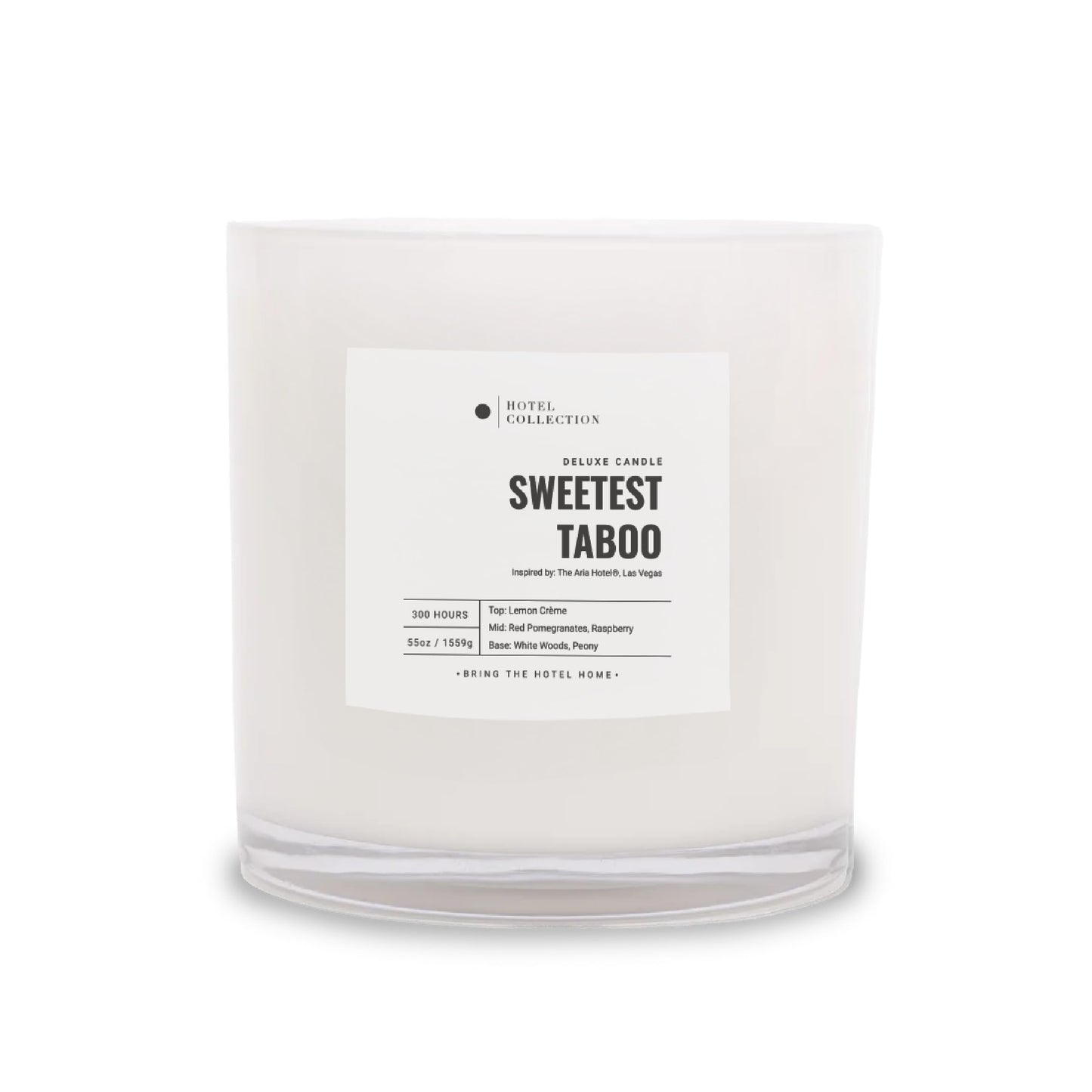 Aroma360 Sweetest Taboo Deluxe Candle | 55oz, 300-Hour Burn
