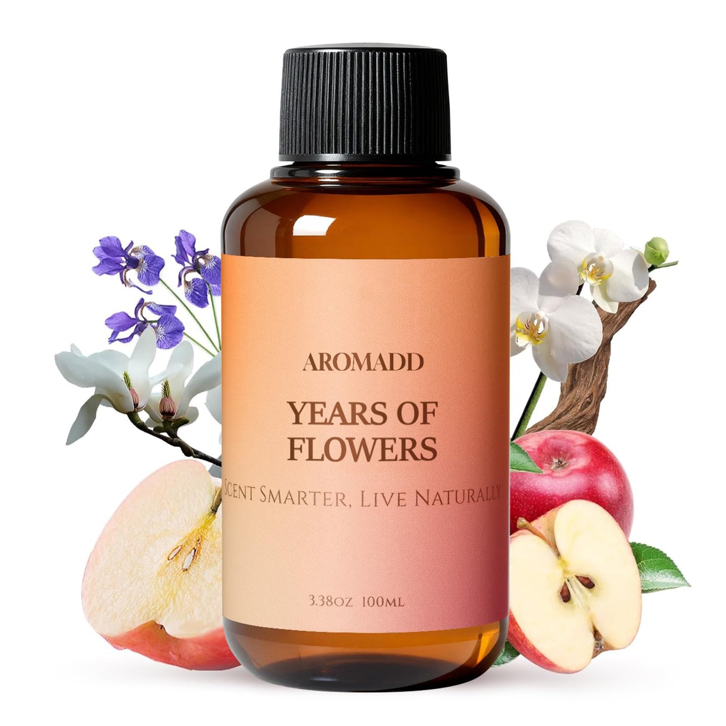 Aromadd Years of Flowers Diffuser Oil – Hotel-Inspired Freesia & Osmanthus, 3.38 fl oz