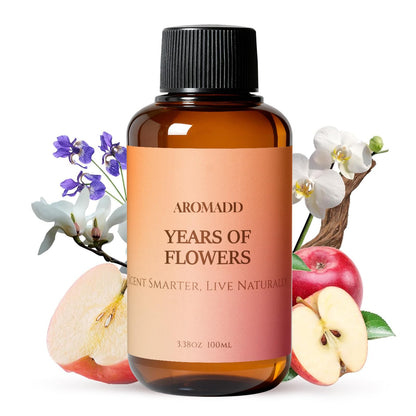 Aromadd Years of Flowers Diffuser Oil – Hotel-Inspired Freesia & Osmanthus, 3.38 fl oz