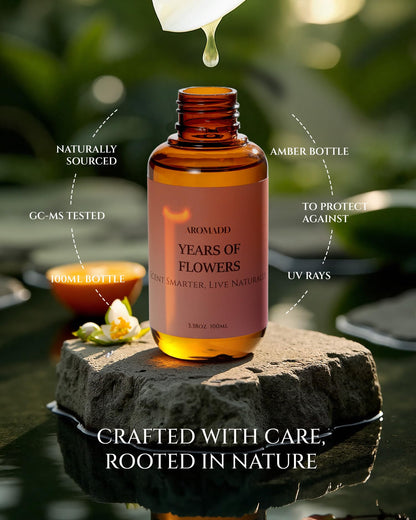 Aromadd Years of Flowers Diffuser Oil – Hotel-Inspired Freesia & Osmanthus, 3.38 fl oz