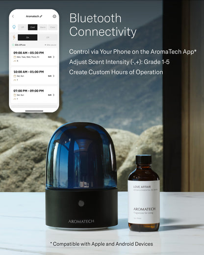 AromaTech AromaDream Nebulizing Diffuser – Bluetooth Diffusion