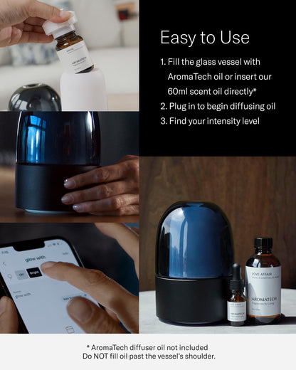 AromaTech AromaDream Nebulizing Diffuser – Bluetooth Diffusion