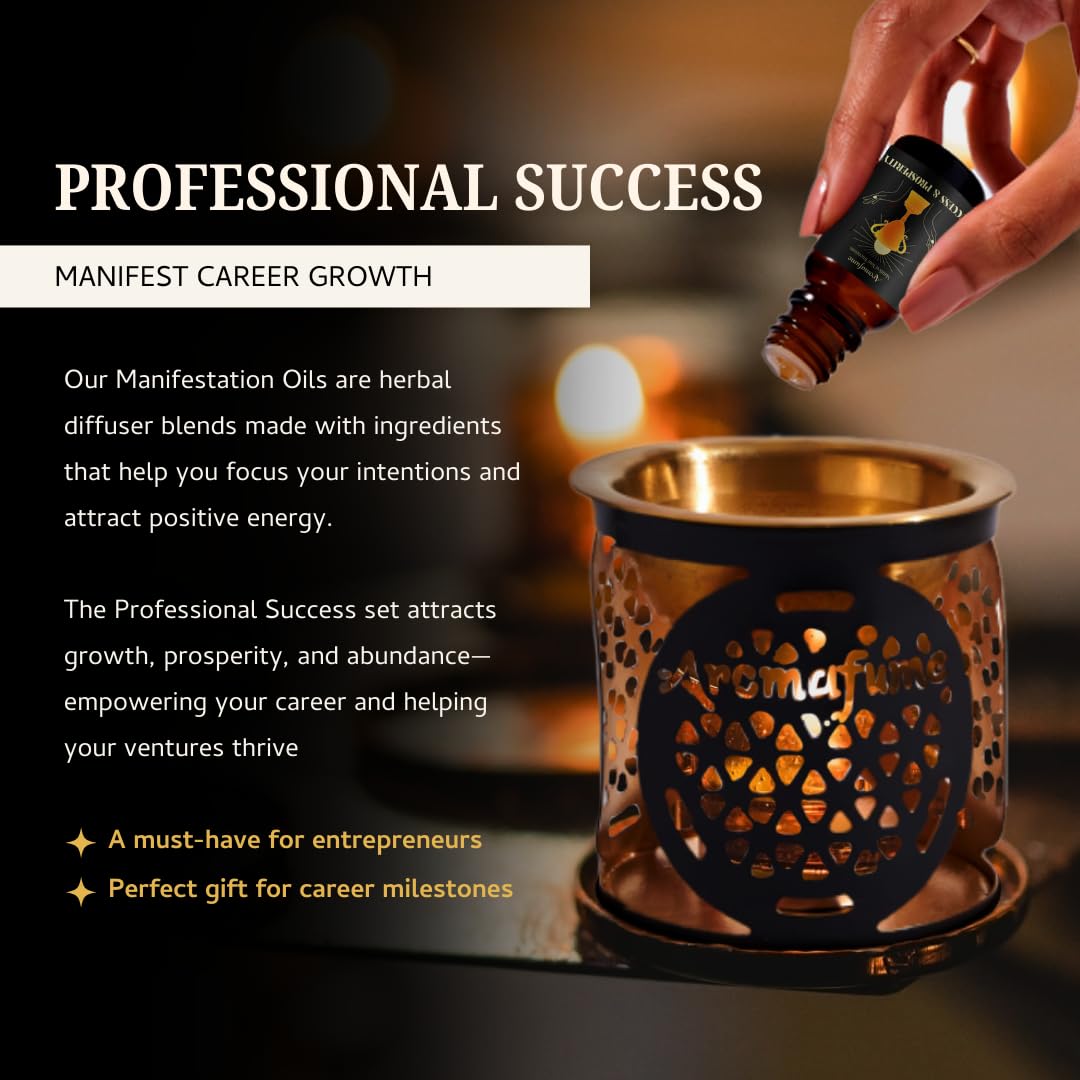 Aromafume Attract Money, Success & Prosperity Diffuser Oils — 3 x 10ml