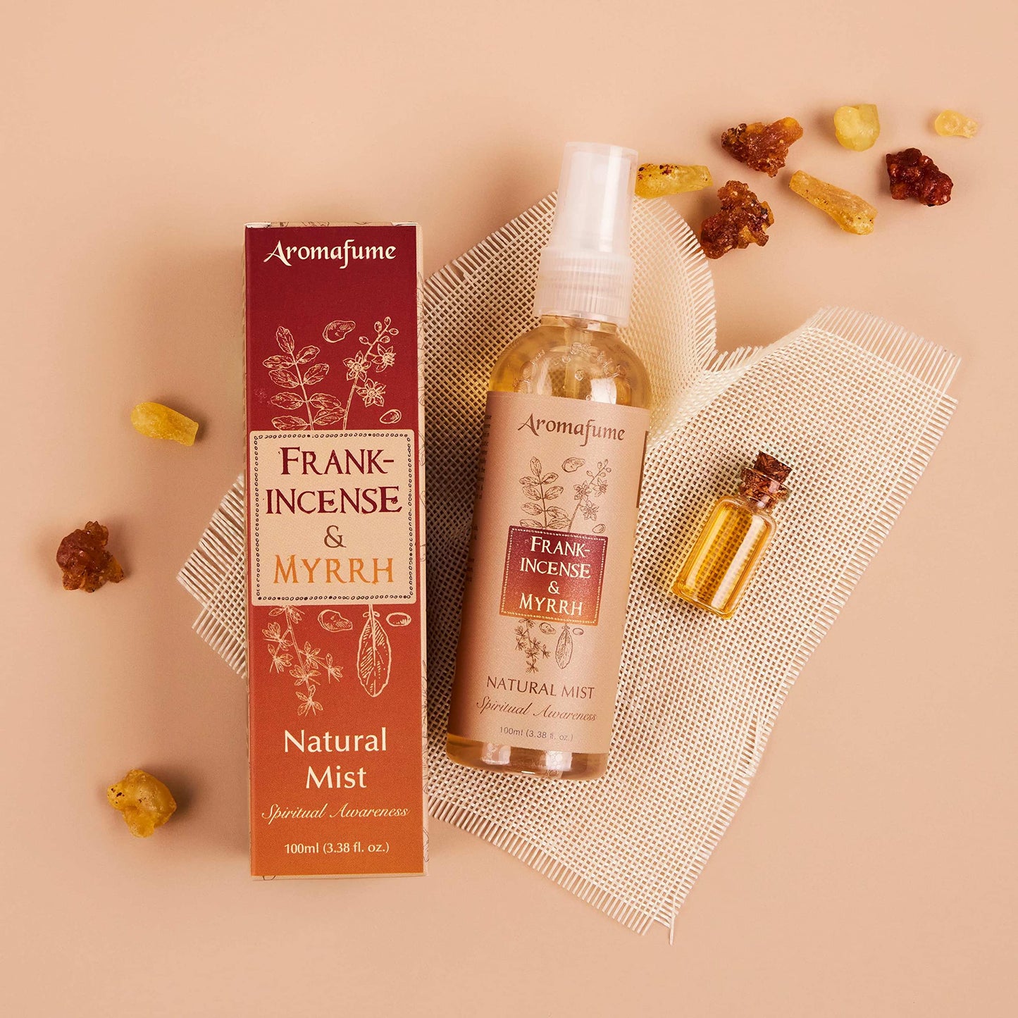 Spiritual Awareness Resin Gift Set by Aromafume – 5x50ml, Non-Alcoholic & Vegan
