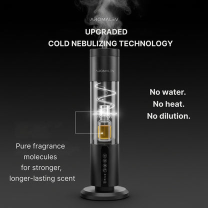 AROMALEV Waterless Tower Diffuser – Wireless, App-Controlled Aromatherapy for Large Rooms