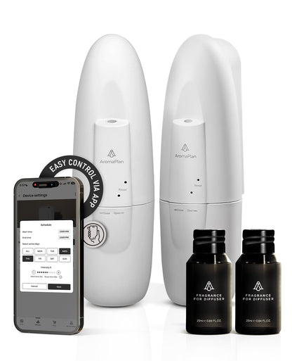 AromaPlan 5-Star Waterless Plug-In Diffuser 2025 – 2 Fragrances