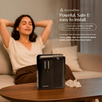 AromaPlan 5 Star Cold Air Diffuser – Whole House Scenting, Waterless Diffusion, App Control, HVAC Compatible | Up to 2,000 sq ft