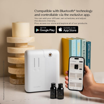 AromaPlan 5-Star Cold Air Scent Diffuser – Whole-House, App Control, 2 Scents Included