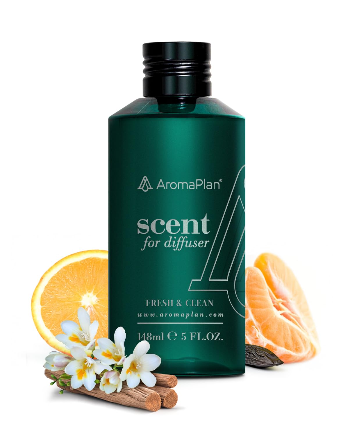 AromaPlan Fresh & Clean Essential Oil 5 oz – USA Made Diffuser Fragrance