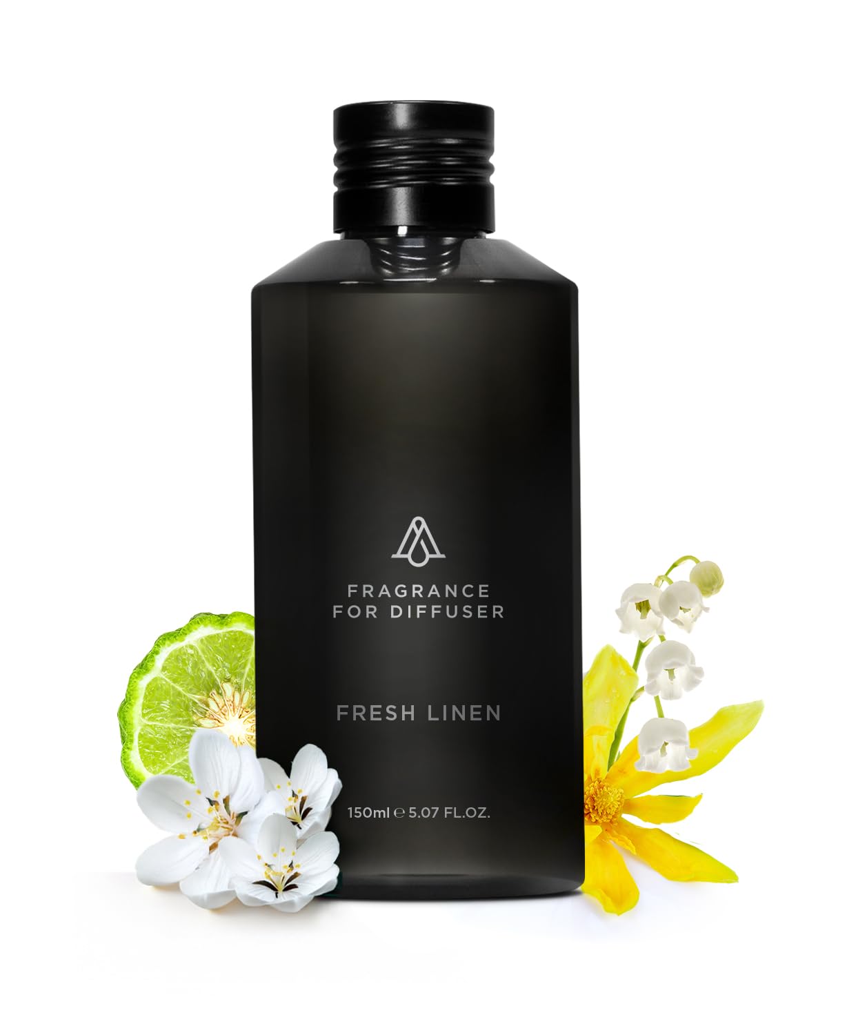 AromaPlan Fresh Linen 150ml – Luxury Hotel & Home Scent for Diffusers | USA Made, Bigger Bottle