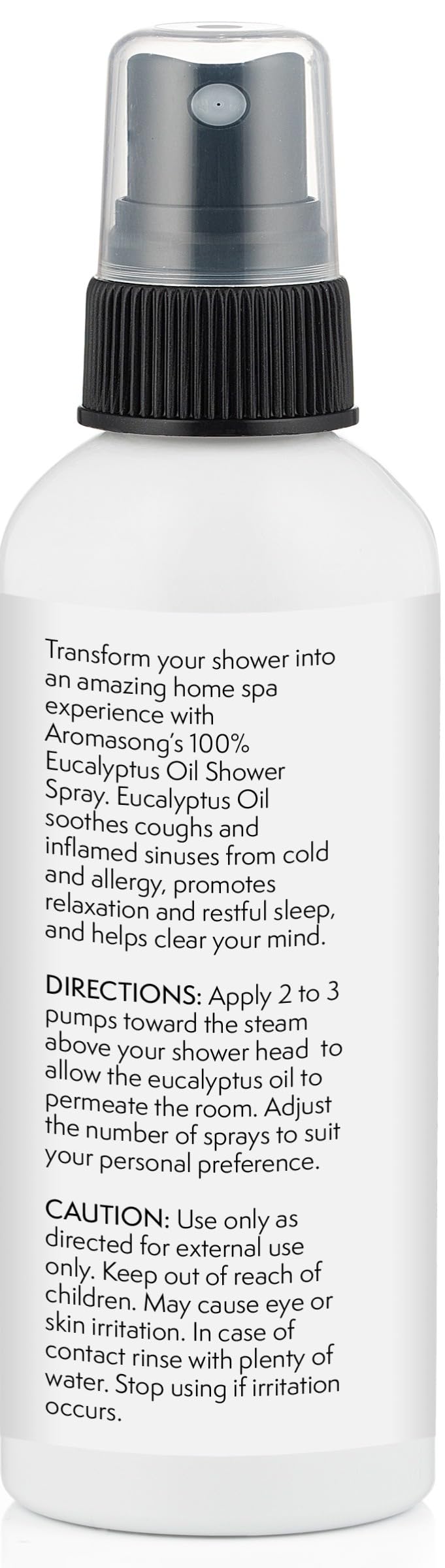 Aromasong Eucalyptus Shower Spray – 100% Natural, Made in USA