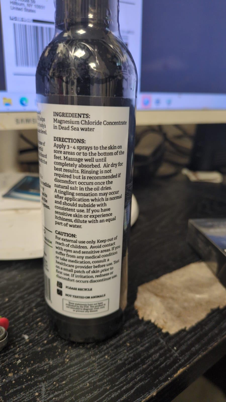 Aromasong Magnesium Spray - Extra Strength 23mg per Spritz, 8 oz - Made in USA