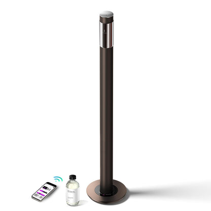 AROMASOUL 40-Inch Waterless Diffuser – App-Controlled, 2000 sq ft Coverage, Brown