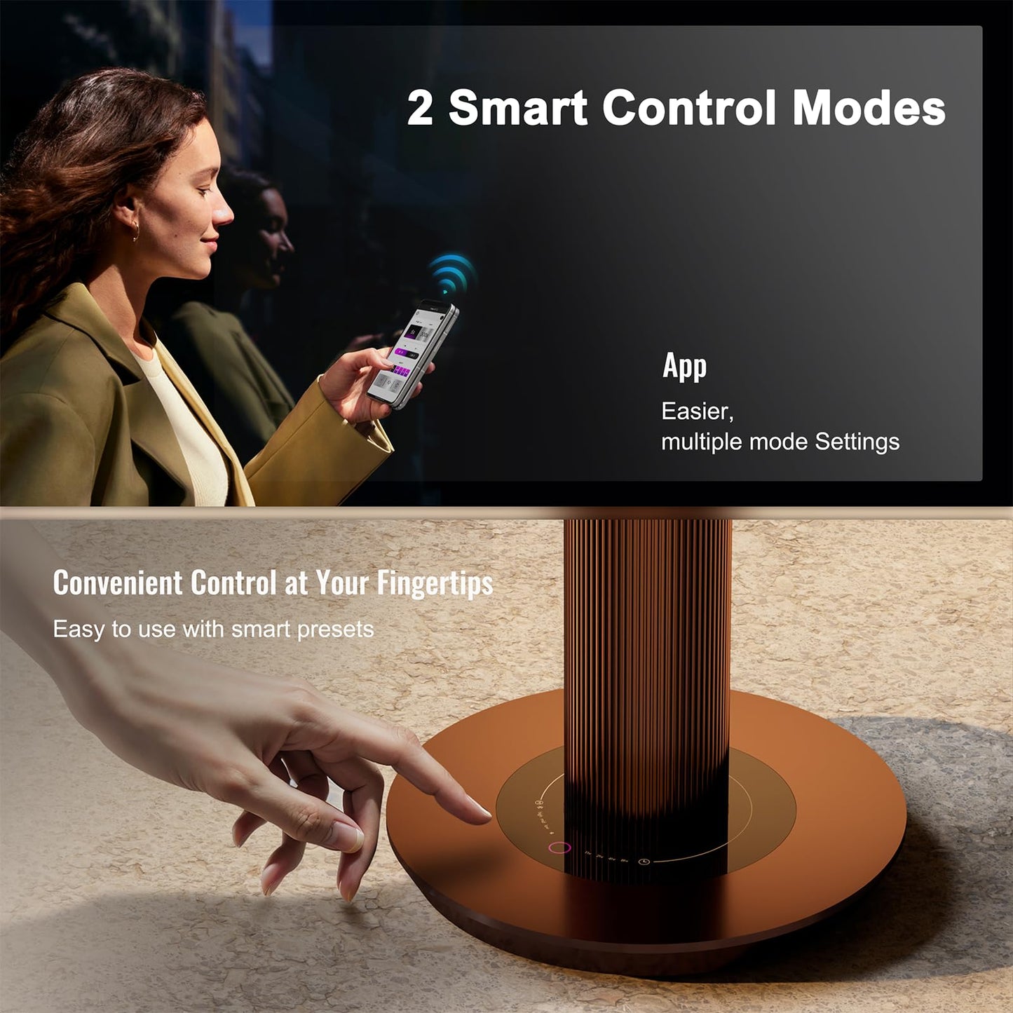 AROMASOUL 40-Inch Waterless Diffuser | Luxury Hotel-Grade, Cordless, App-Controlled, 2000 sq ft
