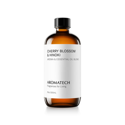 AromaTech Cherry Blossom & Hinoki Aroma Oil – 500ml for Scent Diffuser