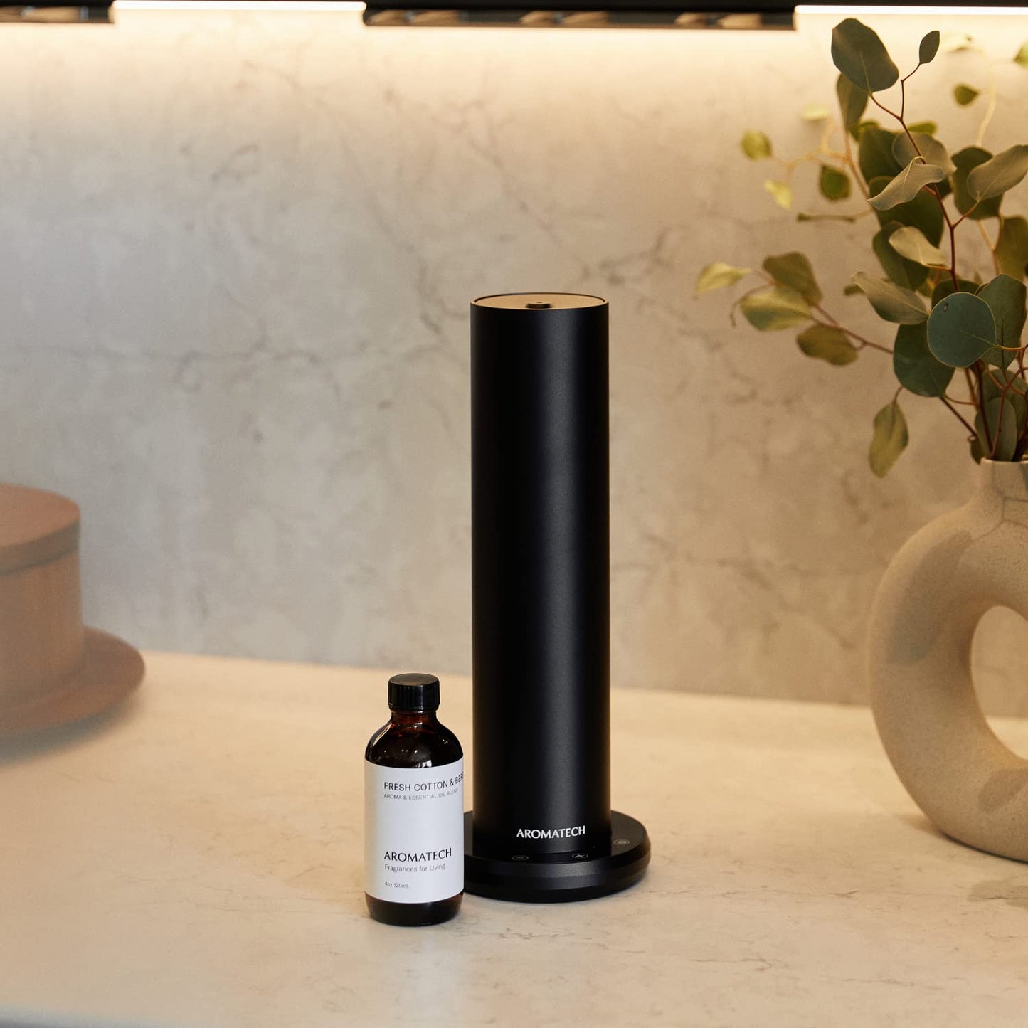 AromaTech Fresh Cotton & Bergamot Essential Oil Blend – Luxury Hotel Aromatherapy (0.3 oz / 10 mL)