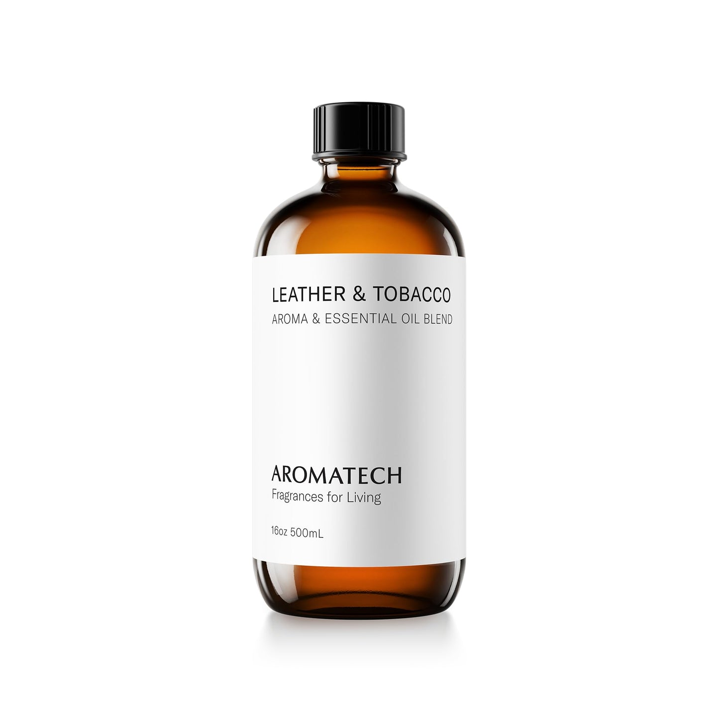 AromaTech Leather & Tobacco Aroma Oil for Scent Diffuser - 500 Milliliter
