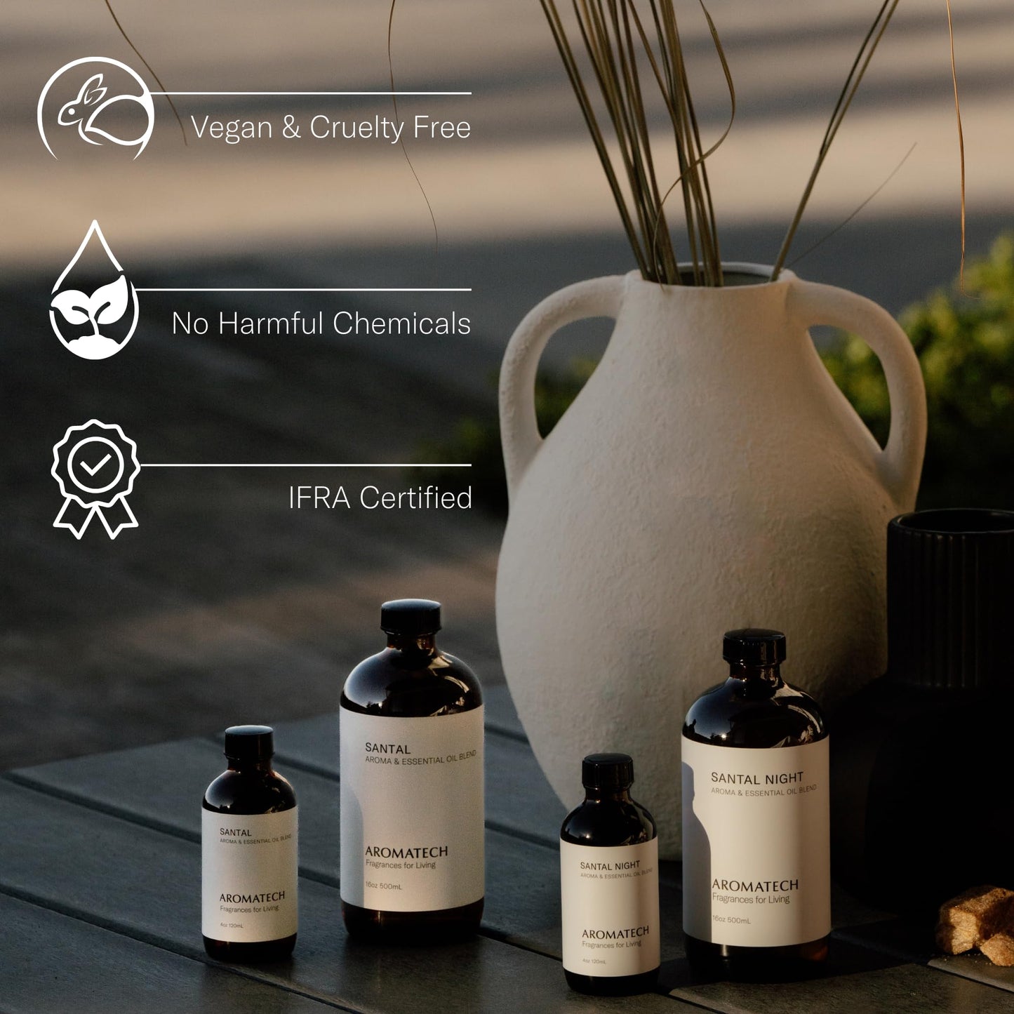 AromaTech Leather & Tobacco Premium Aroma Oil – 60 mL for Diffusers