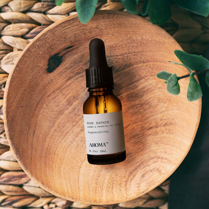 Aromatech Oud Saphir – Luxury Oud Aroma Essential Oil Blend for Ultrasonic Diffusers & Nebulizers | 0.3 fl oz (10 mL)