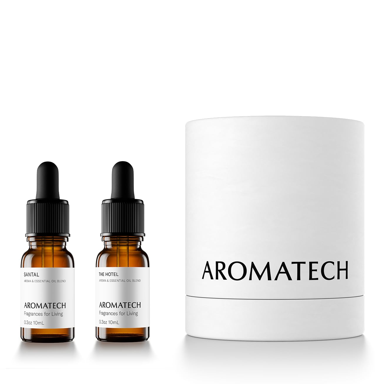 AromaTech Santal & The Hotel Set – Diffuser Oils Gift Set (10ml)