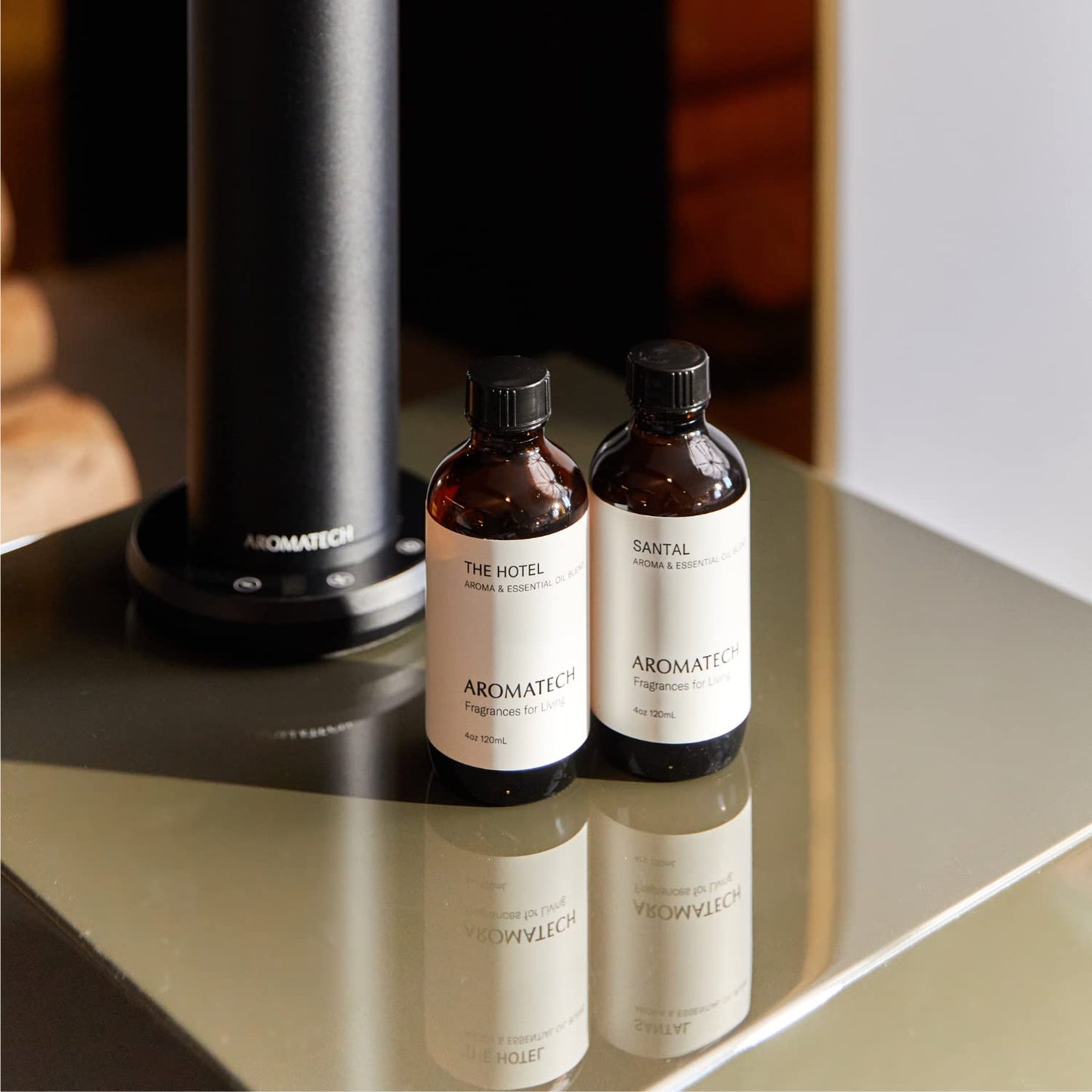 AromaTech Santal & The Hotel Set – 120ml Gift Diffuser Oils