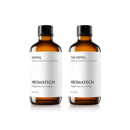 AromaTech Santal & The Hotel Set – 120ml Gift Diffuser Oils