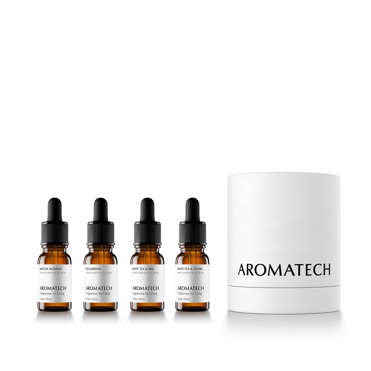 AromaTech Tea Collection Set - 4 Essential Oil Blends (10ml)