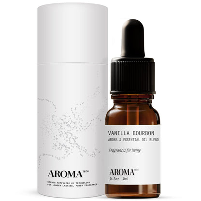 AromaTech Vanilla Bourbon Essential Oil Blend – Hotel-Inspired Vanilla, Bourbon & Oak (0.3 fl oz / 10 mL)