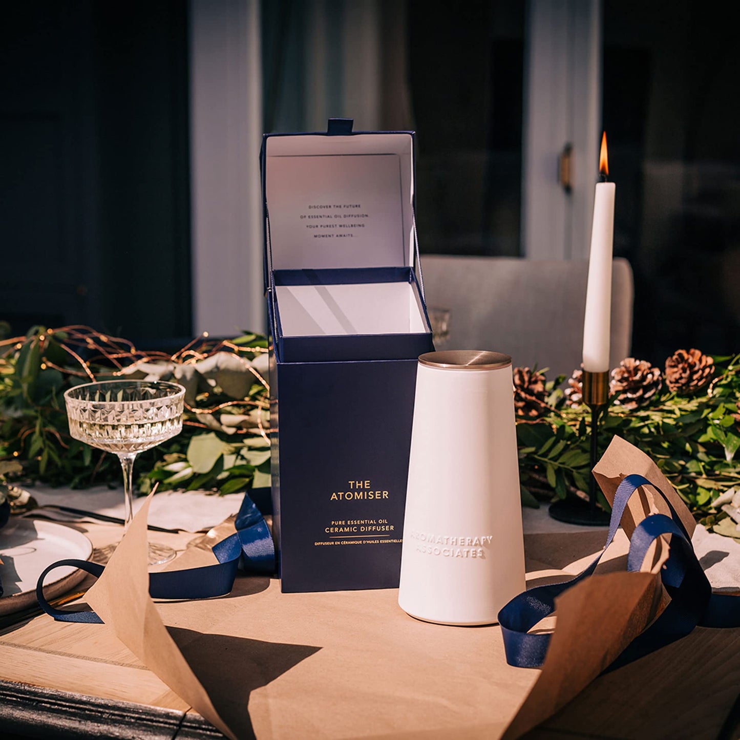 Aromatherapy Associates Atomizer & De-Stress Essential Oil Collection — Waterless Portable Diffuser