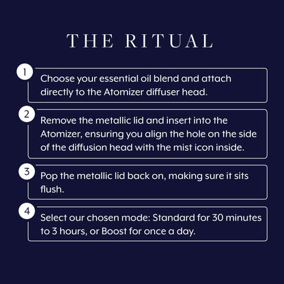Aromatherapy Associates Atomizer & De-Stress Essential Oil Collection — Waterless Portable Diffuser