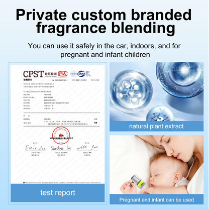 Long-Lasting Fragrance Cologne Car Air Freshener | Essential Oil Aromatherapy Diffuser
