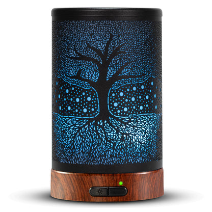 Aromatherapy Essential Oil Diffuser 150ml – Auto Shut-Off, 7-Color LED | Life Tree