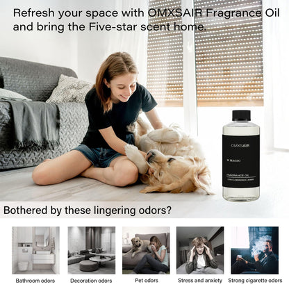 Hotel Diffuser Oil & Luxury Home Scents - W Magic 500ml (Bergamot & Jasmine)