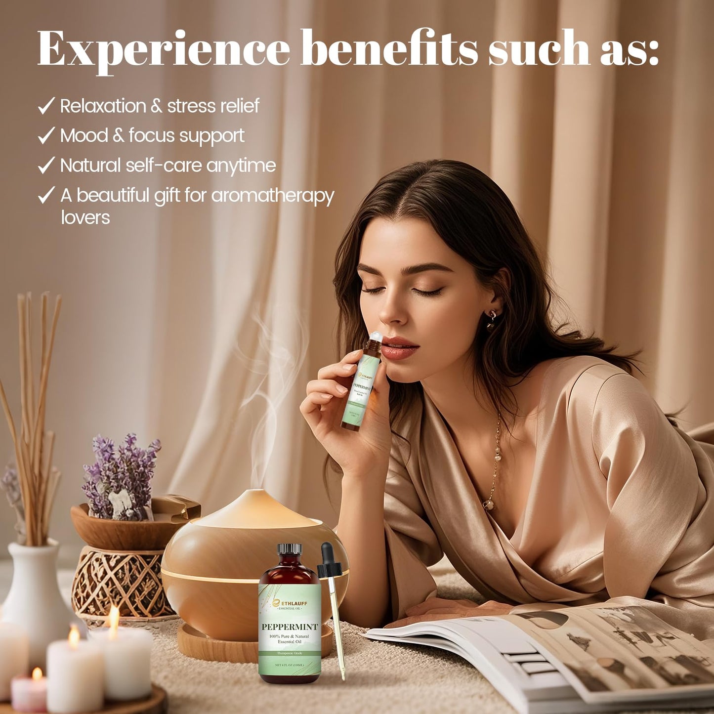 Peppermint Essential Oil & Roll-On – Aromatherapy & DIY Skincare