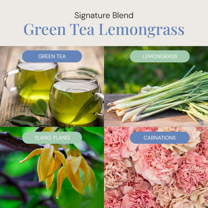 Green Tea & Lemongrass Aroma Oil – Essential Oils Blend for Diffusers | 300 mL