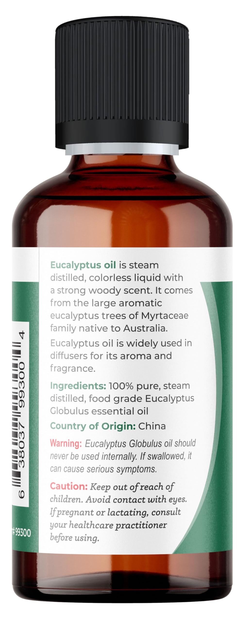 Viva Doria Eucalyptus Essential Oil – 100% Pure, Food Grade, Globulus, 30 mL