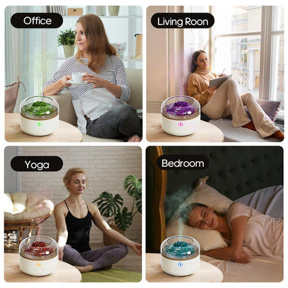 Aromatherapy Diffusers 160ML Essential Oil Diffuser Humidifier with Auto-Off